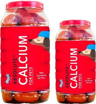 41F1SnFFyhL.716muWbBS5L.jpg.jpg drools Calcium Sausage 32+18pcs Adult, New Born, Young & All Life Stage Chicken Dog Treat (2 kg, Pack of 2) - Image 1