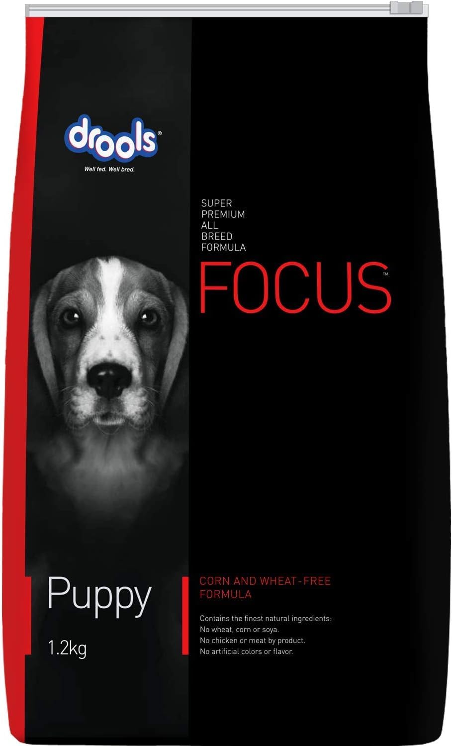 515O47jN9jL.716muWbBS5L.jpg.jpg Focus Premium Puppy Dry Dog Food 1.2kg Pack | Chicken Flavour | Growth & Intelligence | Digestive Health | Healthy Skin & Coat | Improves Immunity - Image 1