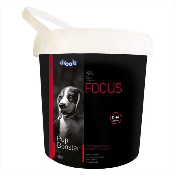 Focus Pup Booster Puppy Weaning Diet 300g | Chicken Flavour | Suitable for All Breeds | DHA Supports Brain & Vision Growth | Boosts Immunity | Promotes Strong Bones