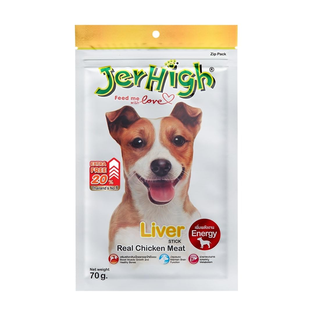 51fpIudsoRL.716muWbBS5L.jpg Liver Stick Real Chicken Meat, 70 g (Pack of 6) - Image 1