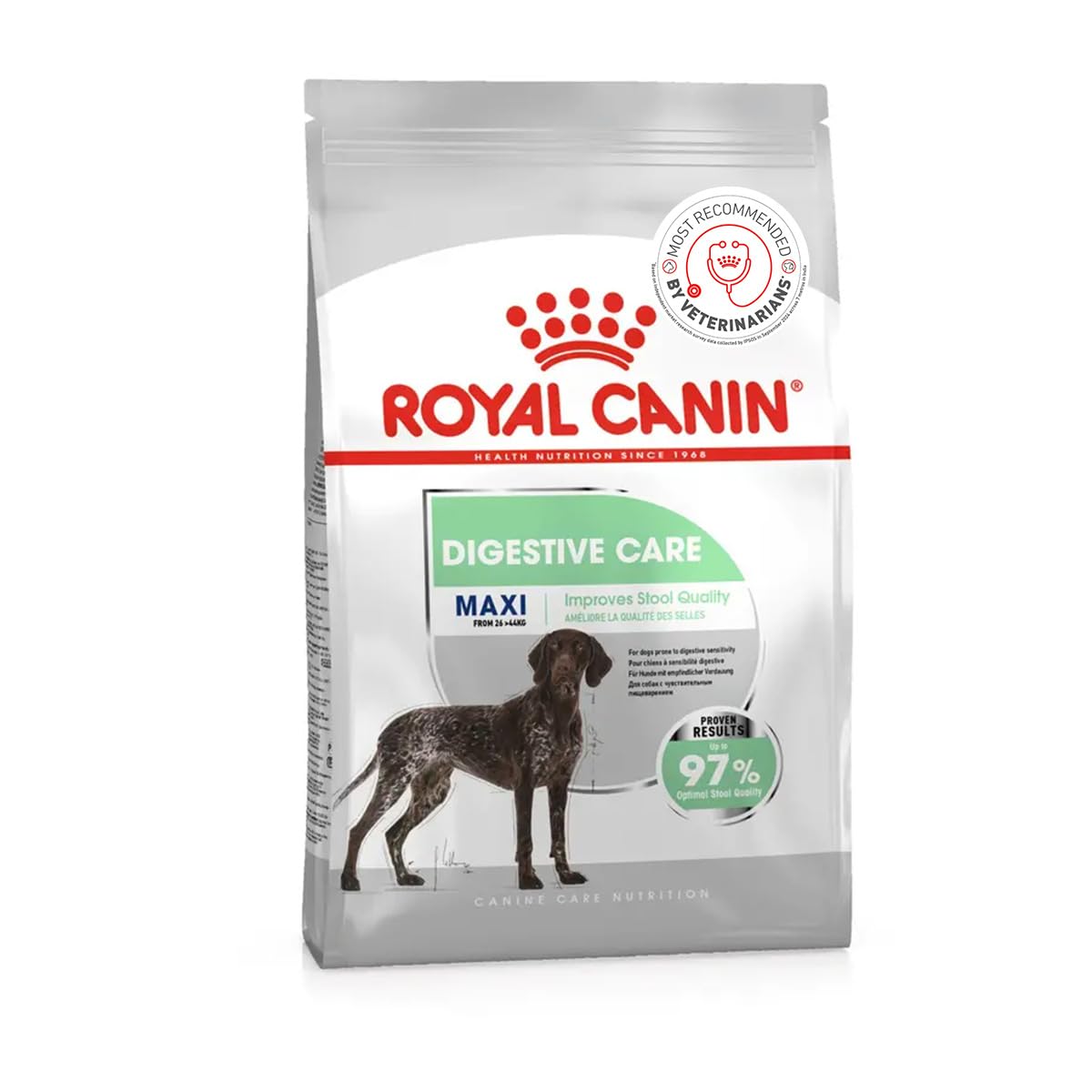 51sH5-mcPlL.716muWbBS5L.jpg Royal Canin Maxi Digestive Care Dog Food, Dry Food, Helps in improving Stool Quality, Proven Results up to 97%, 3 Kg - Image 1