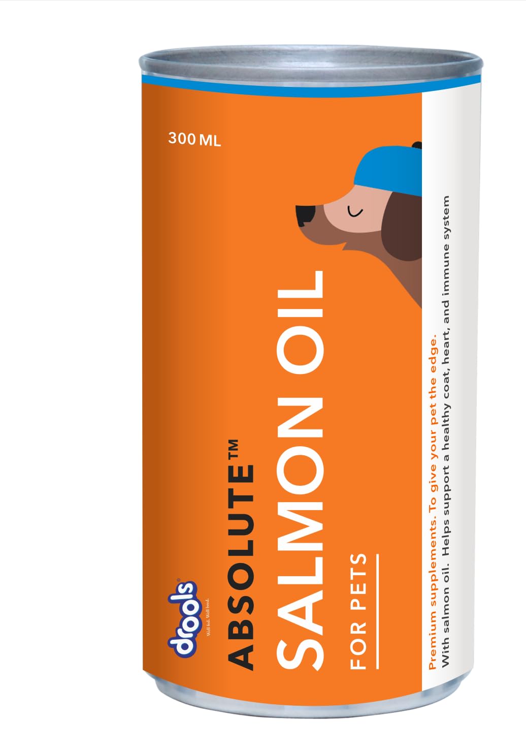 610d30SqDuL.716muWbBS5L.jpg.jpg Absolute Dog Supplement Syrup 300ml Jar | Salmon Flavour | All Breeds | Promotes Shiny Coat | Boosts Immunity | Aids Brain Development | Helps Prevent Skin Issues | Maintains Heart Health - Image 1