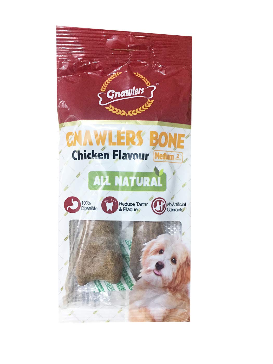 614ayg7tJYL.716muWbBS5L.jpg All Natural Chicken Bone, Large, 90 g (4.5" Inch) - Image 1