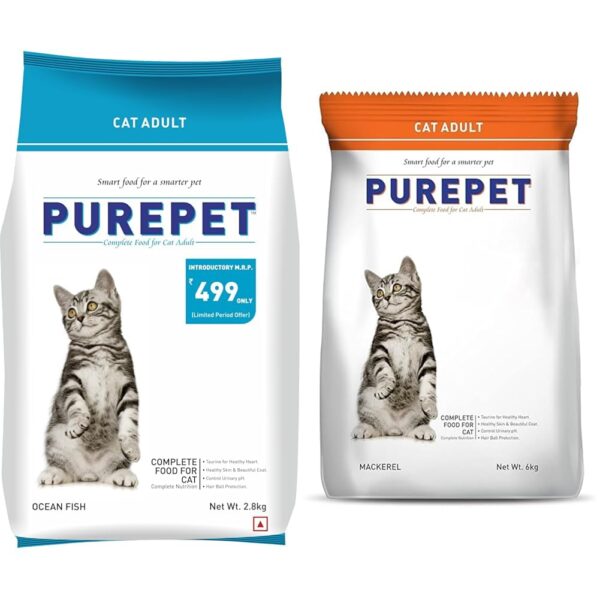 Purepet Cat Dry Food 2.8kg +1 kg Free