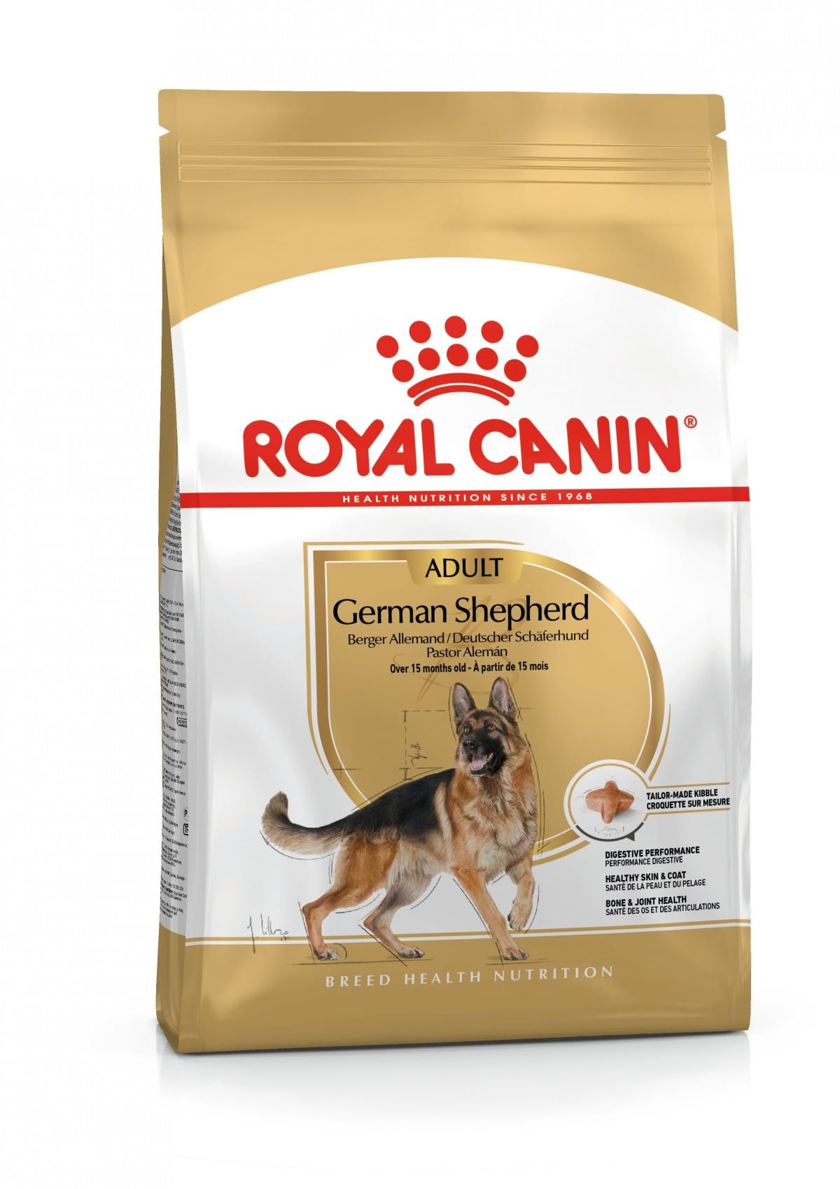 61G2vEGUDvL.716muWbBS5L.jpg Royal Canin DynamicSales (India) German Shepherd Adult, 11kg, Pellet, Dry, dogs - Image 1