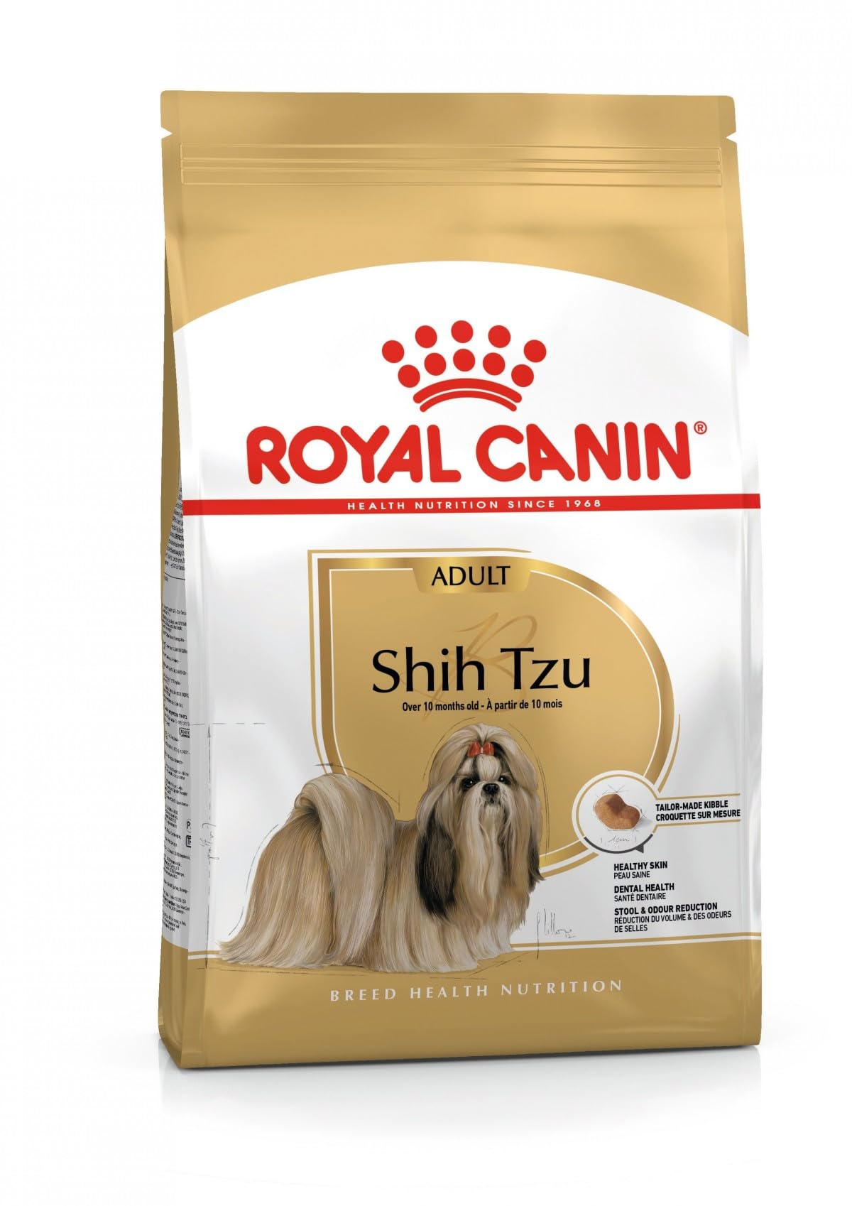 61PPxPyXDgL.716muWbBS5L.jpg Royal Canin Shih TZU Adult Dog Food, Dry Food, Supports Healthy Skin & Dental Health, Helps in Stool & Odour Reduction, 1.5 Kg - Image 1