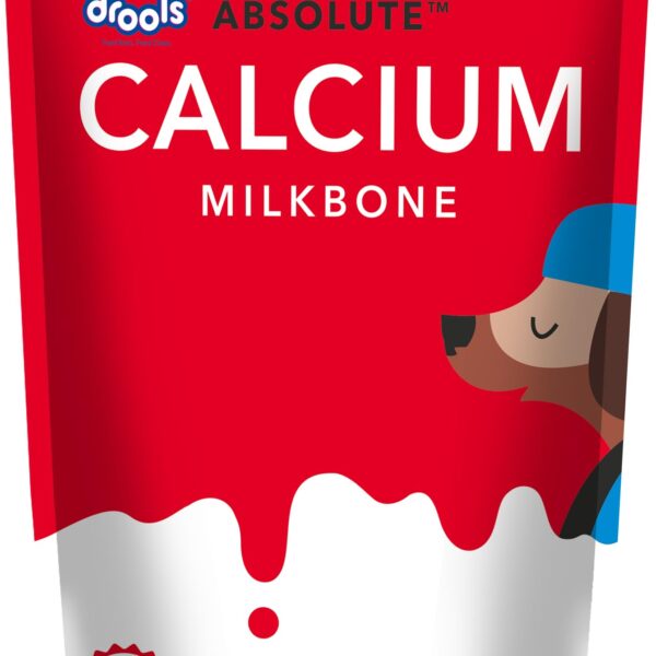 Absolute Milk Bone Dog Treats 850g | Calcium Flavour | Supports Dental Health | Strengthens Gums & Jaws | Enriched with Calcium & Phosphorus | Maintains Clean Teeth