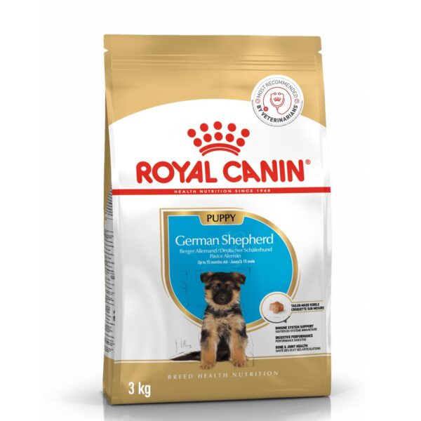 Royal Canin German Shepherd Puppy Food, Dry Food, Supports Digestive health & Immune System, Promotes Bone and Joint Health, 3 Kg