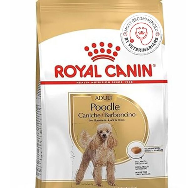 Royal Canin Poodle Adult Dog Food, Dry Food, Supports Beautiful Fur & Dental Health, Helps to Tone Muscles, 1.5 Kg