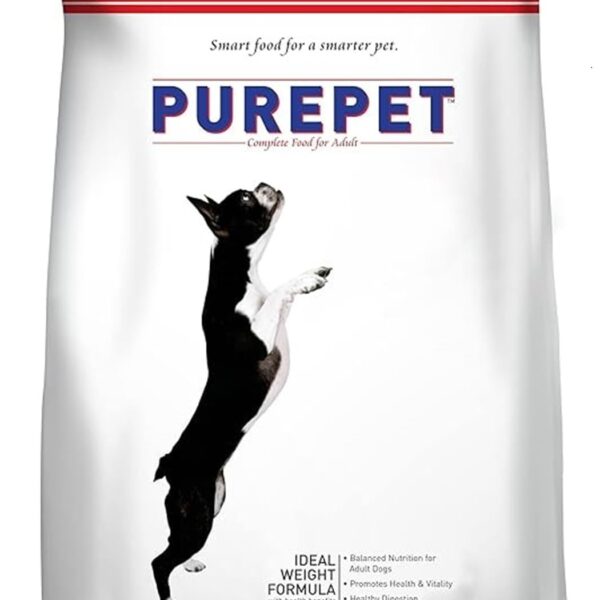Purepet Adult Dry Dog Food 20kg | Chicken & Vegetable Flavour | Promotes Health & Vitality | Balanced Nutrition | Supports Digestive Health