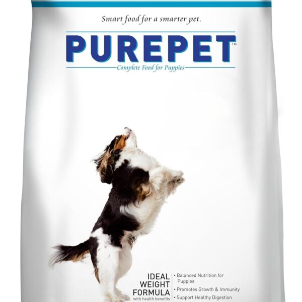 Purepet Puppy Dry Dog Food 9kg | Chicken & Vegetable Flavour | Promotes Health & Vitality | Immune Support | Healthy Digestion | Nutrient Rich