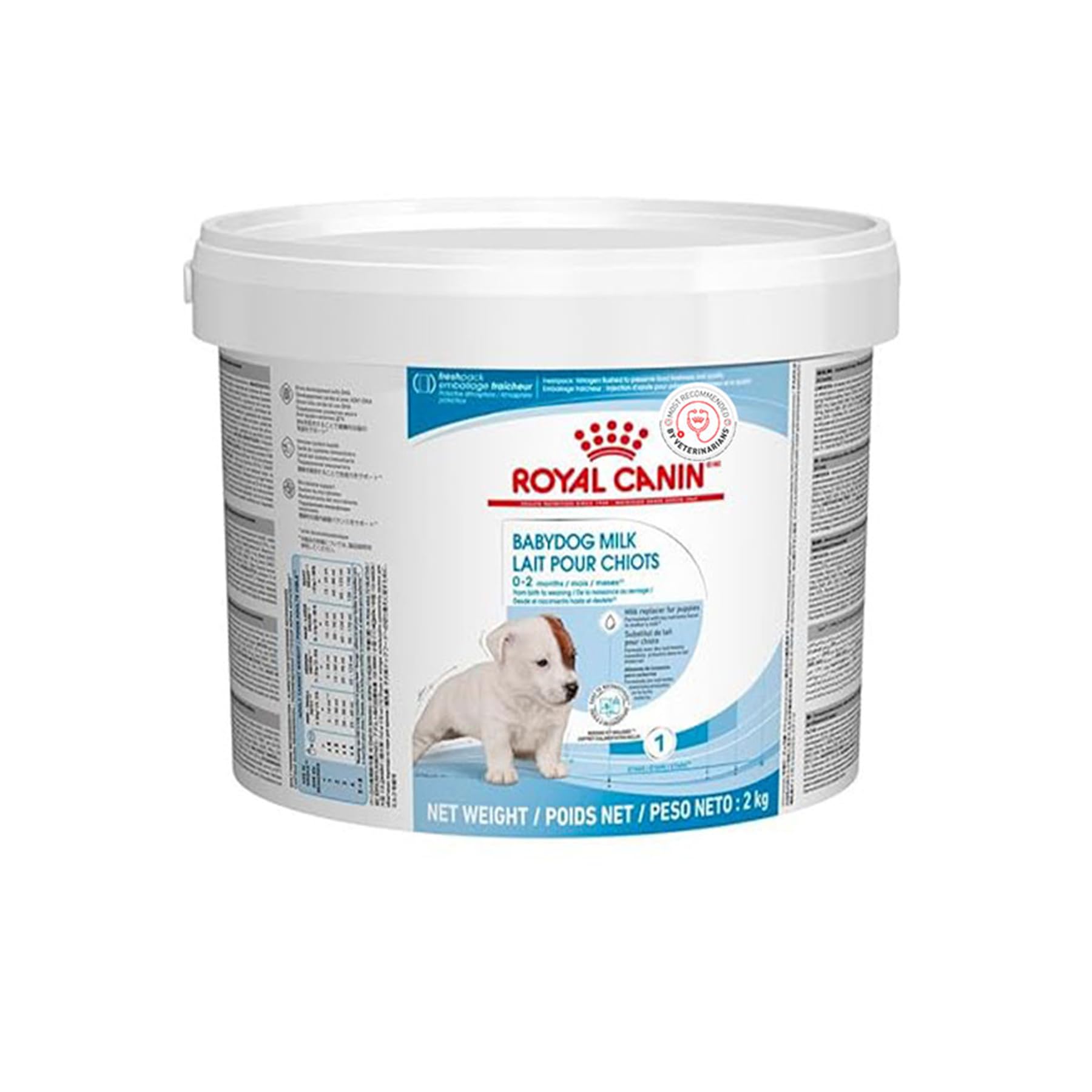 61bhgW1kkIL.716muWbBS5L.jpg Royal Canin Baby Dog Milk Powder for Stage 1 Puppies, 2 Kg, Powder Form, Milk Replacer For Puppies, Supports Immune Health & Microbiome, Provides support for Brain Development - Image 1