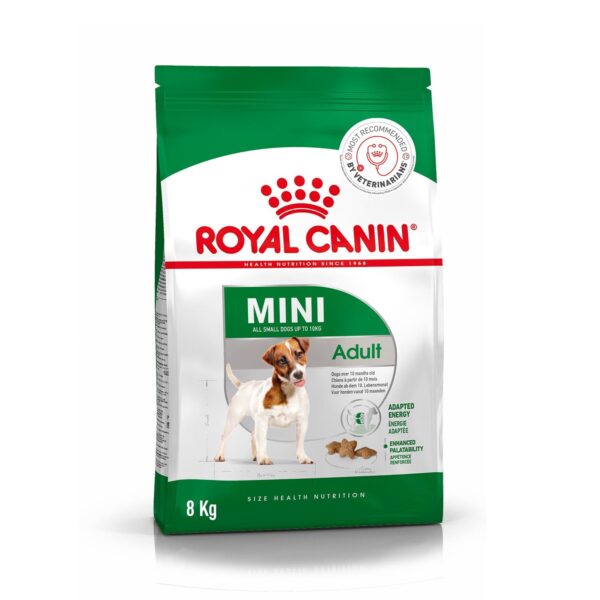 Royal Canin Mini Adult Dog Food, Dry Food, Supports Weight Management & Digestive Health, 8 Kg