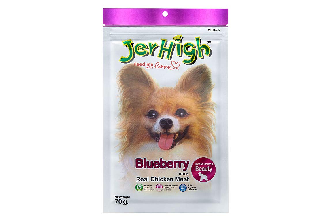 61gAVcAnqtL.716muWbBS5L.jpg Blueberry Dog Treat, 70 g (Pack of 6) - Image 1