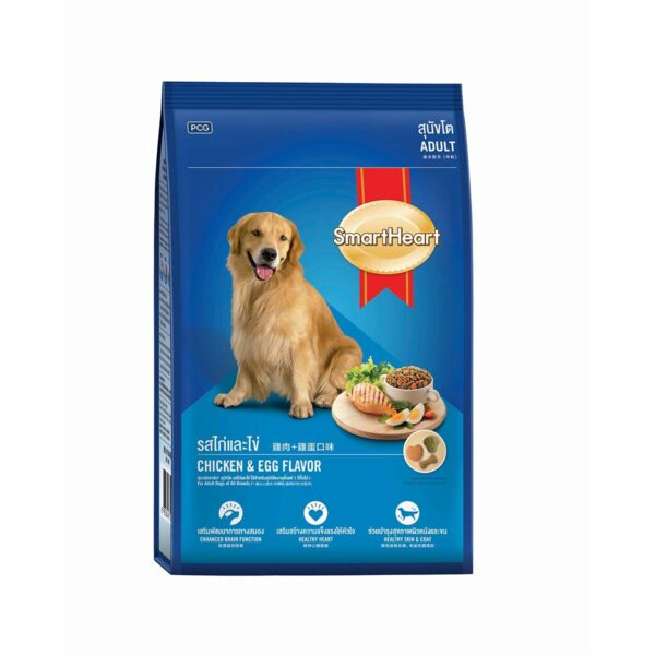 Smart Heart SmartHeart Adult Dry Dog Food Chicken & Egg Flavour, 1.5 Kg