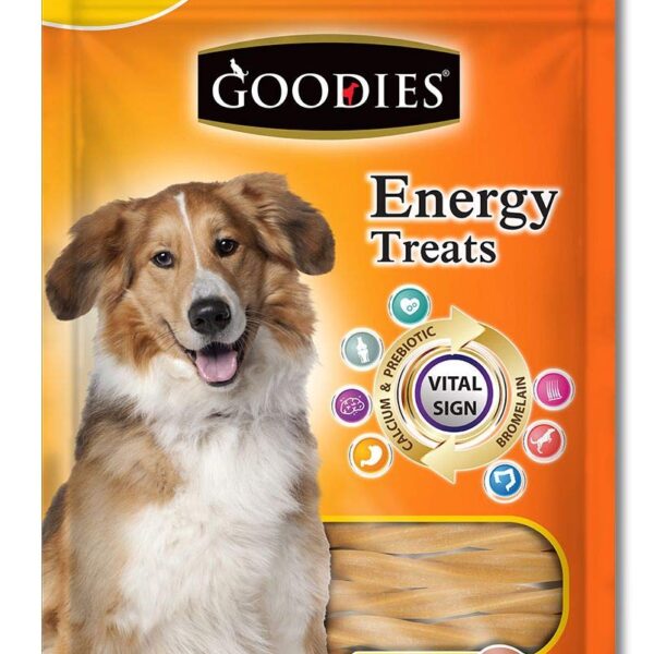 Goodies Dog Energy Treats, Made of Vegetable Protein, 98% Digestible, Healthy Snack & Training Treat, Best for Dog with Meat Allergy, Liver 500gm (2 X 500g)