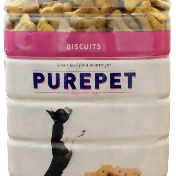 Purepet Dog Treats Biscuits 800g Pack for All Life Stages | Mutton Flavour | Active Behaviour | Oral Health | Training and Behaviour | Healthy Immune System