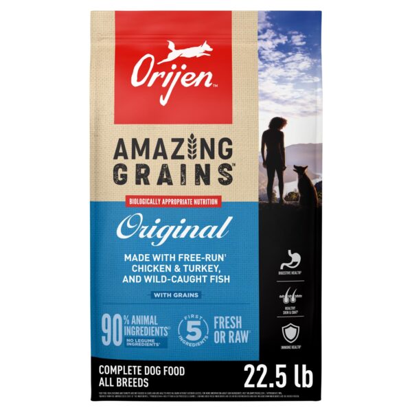 ORIJEN® Dry Dog Food, High Protein, Amazing Grains Original 22.5LB