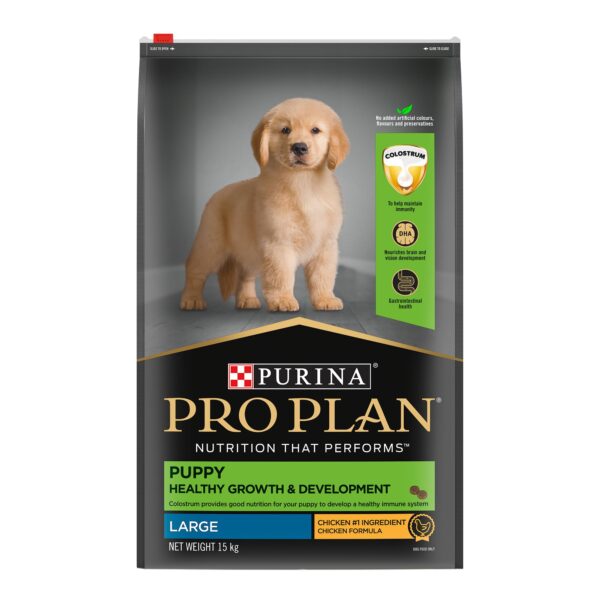 Purina PRO Plan Puppy Food for Large Sized dogs-15 Kg,Pebbles