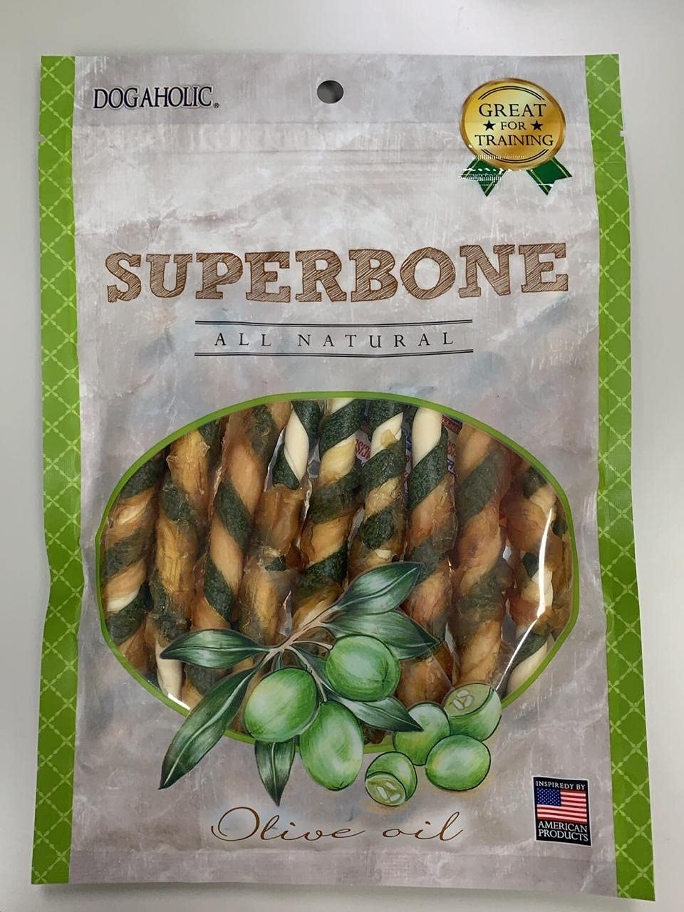 713DwffICXS.716muWbBS5L.jpg Dogaholic Superbone Stick Treats for Dogs Olive Oil (9Pcs), Medium, 150 g (Pack of 3) - Image 1