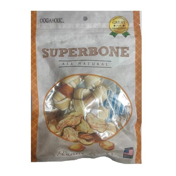 Dogaholic Milky Chew Cheese & Chicken Bone Style 10 Pieces Dog Treat, 160 Gram