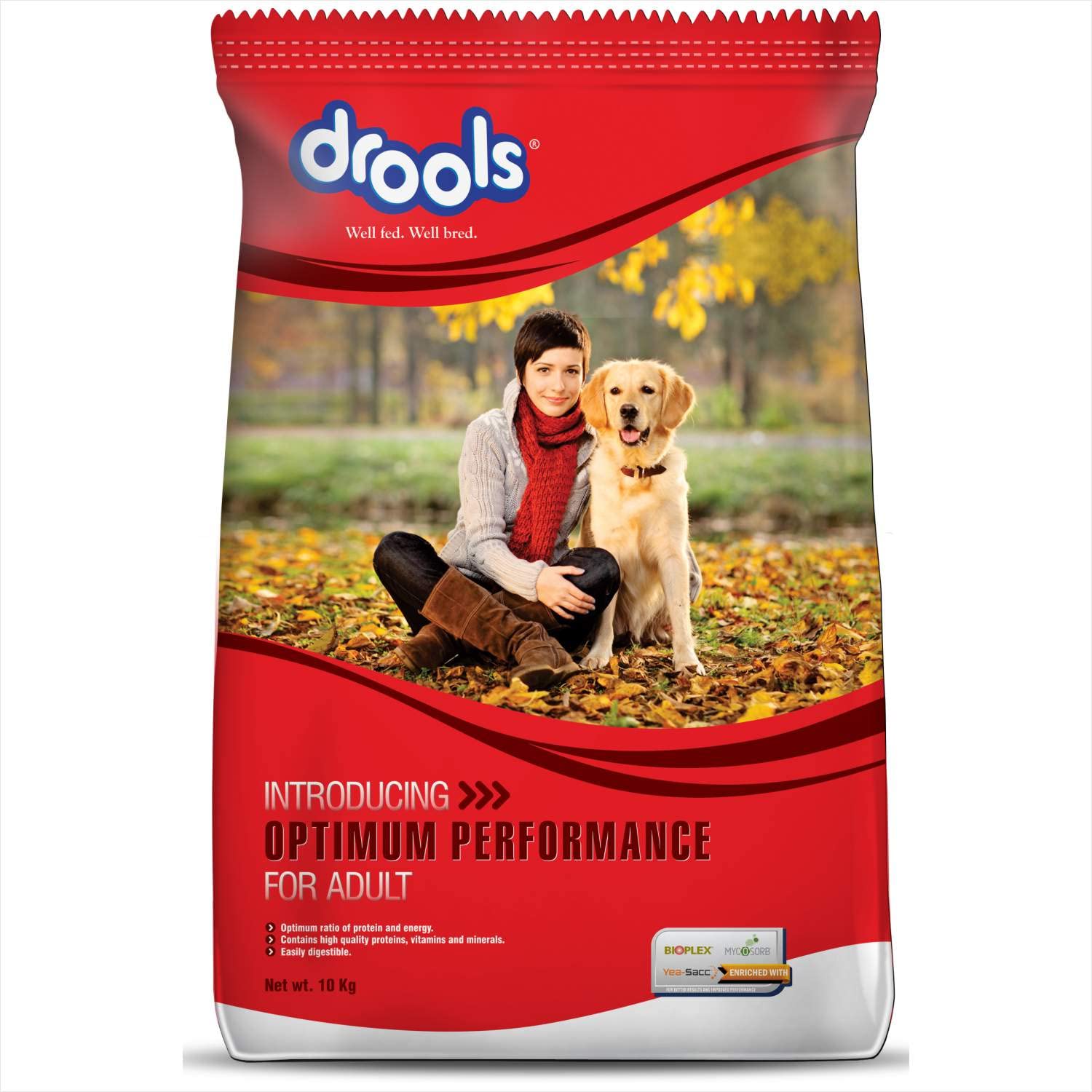 716muWbBS5L.716muWbBS5L.jpg Adult Dry Dog Food 10kg | Chicken Flavour | Optimum Protein & Energy Ratio | High-Grade Protein with Vitamins & Minerals | Easily Digestible for Optimum Performance - Image 1