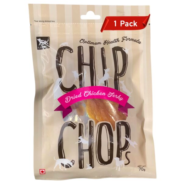 Chip Chops Dog Treats Dried Chicken Jerky by For The Fur Kids (1 Pack)