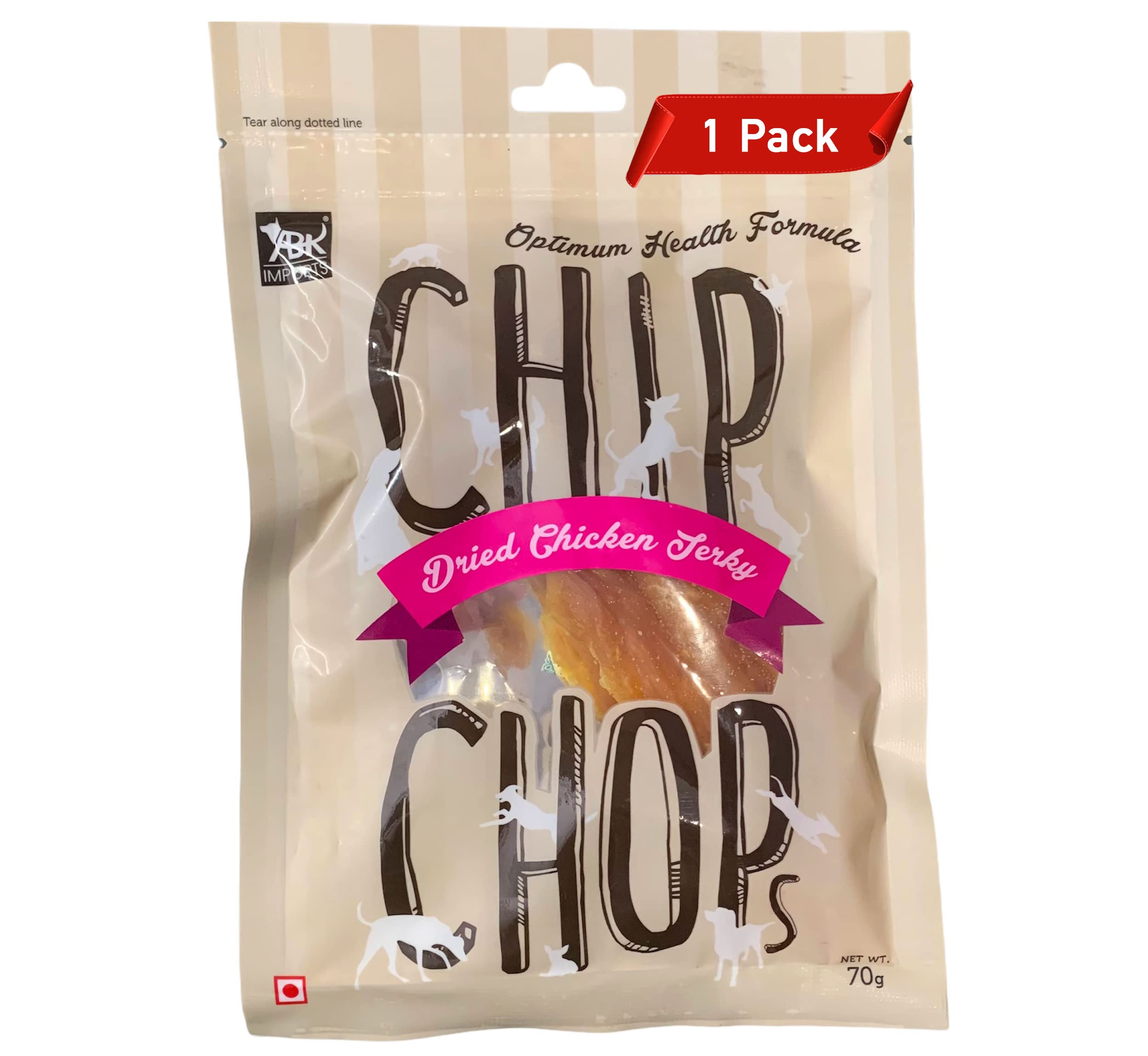 71BKX9YrzlL.716muWbBS5L.jpg Chip Chops Dog Treats Dried Chicken Jerky by For The Fur Kids (1 Pack) - Image 1
