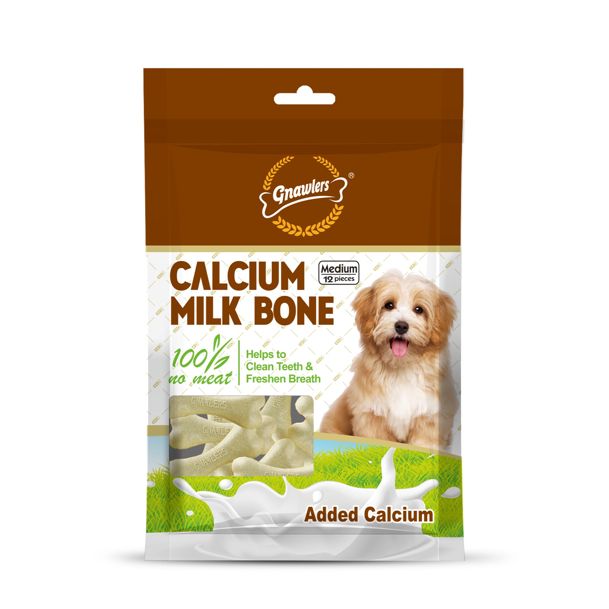 71CMP5urTL.716muWbBS5L.jpg Calcium Milk Bones, Medium 12 Pieces, 270g - Image 1