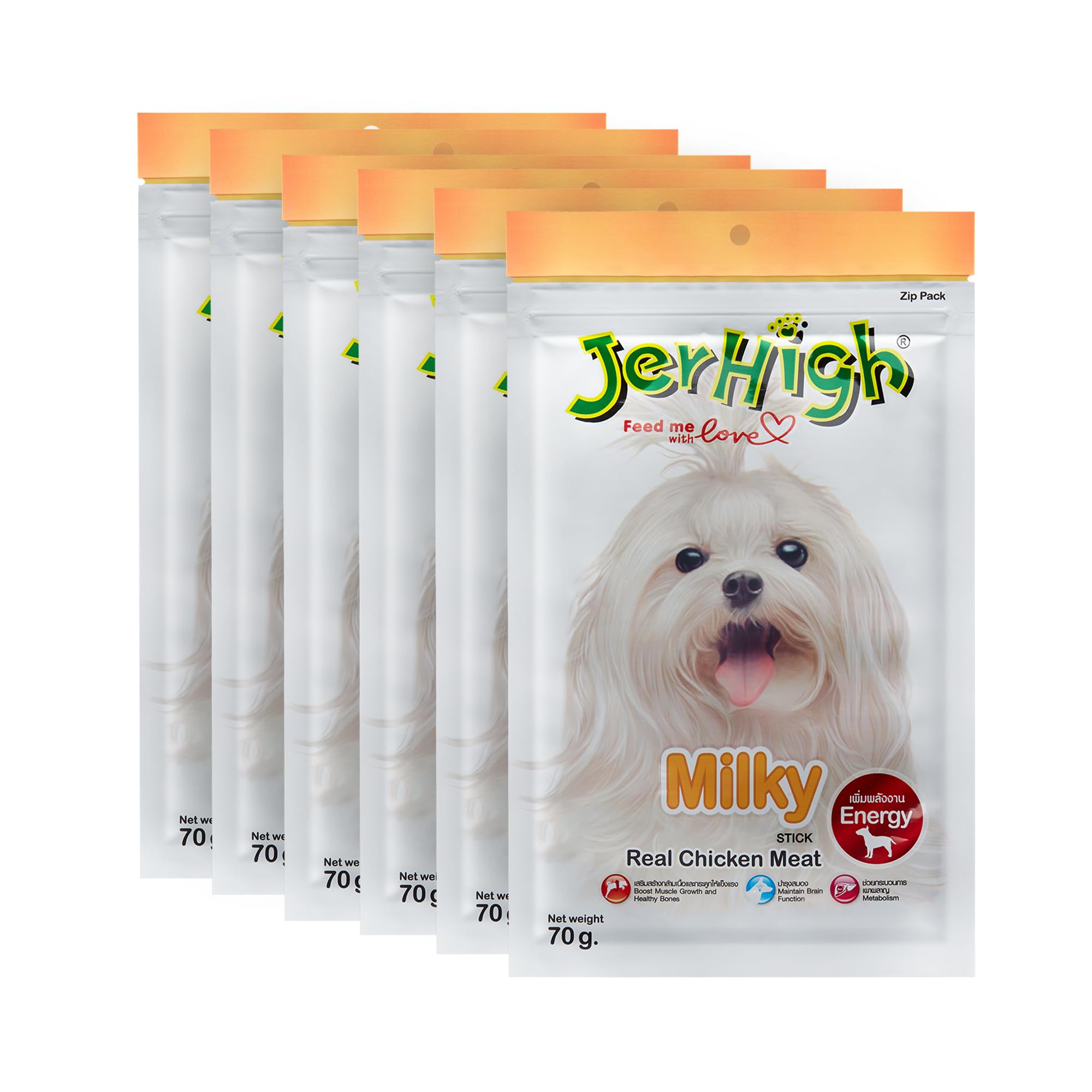 71EKdvRixL.716muWbBS5L.jpg Milk Stix Stick Treat for All Life Stages Dog (70 g) - Pack of 6 - Image 1