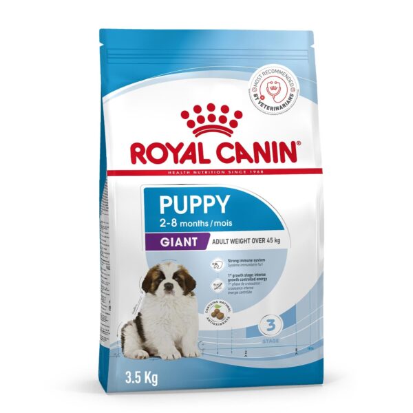 Royal Canin Giant Puppy Dog Food, Dry Food, Supports Immune System & Intense Growth Controlled Energy, 3.5 Kg