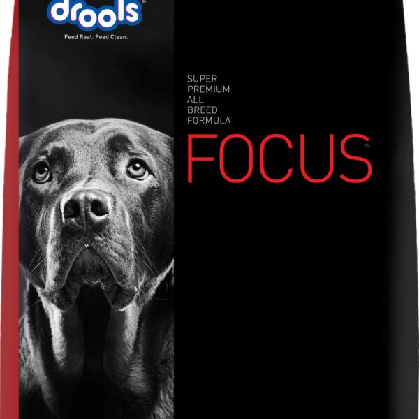 Focus Super Premium Adult Dry Dog Food 3kg | Chicken Flavour | Healthy Digestive System | Bone & Joint Health | Healthy Skin & Coat | Dental Health