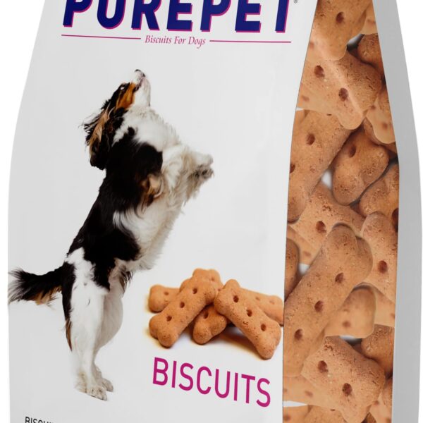Purepet All Life Stages Dog Treat 800g Pouch | Mutton Flavour | Keep Your Pet Active and Healthy | Promotes Lustrous Skin and Coat | Vitamins and Minerals | Remove Plaque & Reduces Tartar Build Up