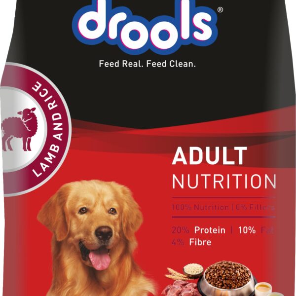 Adult Dry Dog Food 1kg | Lamb and Rice Flavour | Supports Skin Nourishment and Coat Radiance | Promotes Healthy Digestion | Natural Antioxidants | Strengthen Immunity