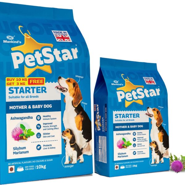 PetStar Starter(Buy 10 Kg Get 3 Kg Free), Mother & Baby Dry Dog Food