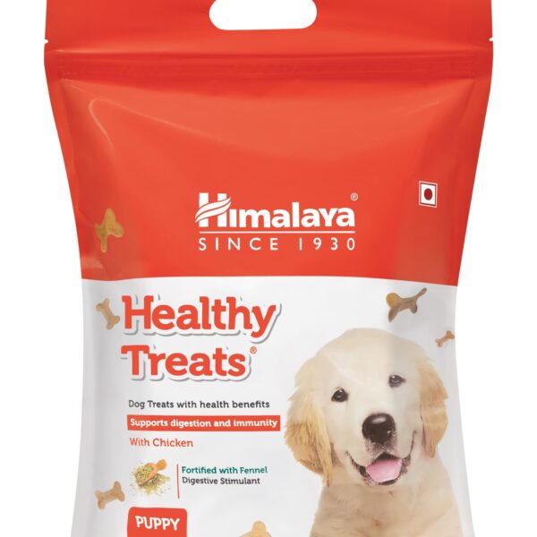 Himalaya Healthy Treats for Puppies | Chicken | 900g | With Ashwagandha & Fennel Seeds | Tasty & Nutritious Puppy Snack