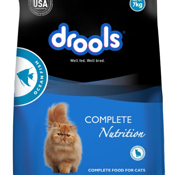 Adult Dry Cat Food 7kg Pack | Ocean Fish Flavour | Supports Cardiac Function & Vision | Maintains Urinary pH | Reduces Hairball Formation | Promotes Soft Skin & Beautiful Coat