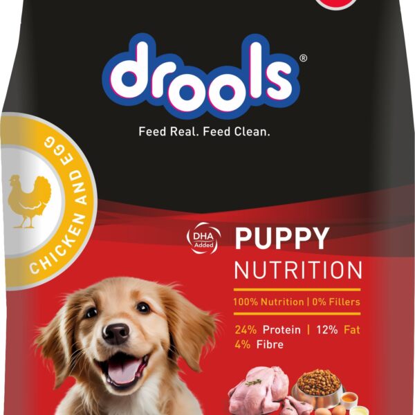 Puppy Dry Dog Food Chicken and Egg 3kg Pack