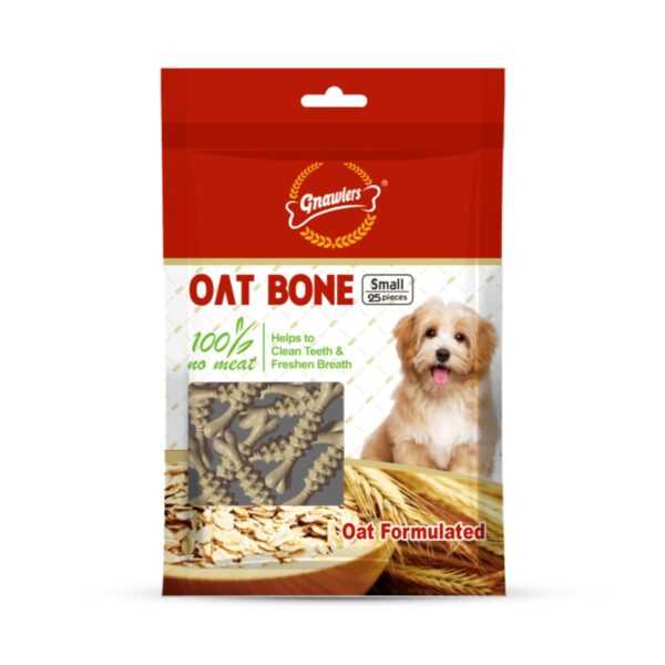 Oat Bone, Healthy Dog Bone with Oat Flour, Prebiotic, Multi-Vitamins and Essential Oils, 25 in 1, 225gm, Pack of 1 , All Life Stages