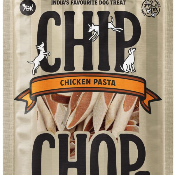 Chip Chops Chicken Pasta Dog Treats, Highly Nutritional & Digestible Snacks for Training and Rewards, Suitable for All Dog Breeds, 70g