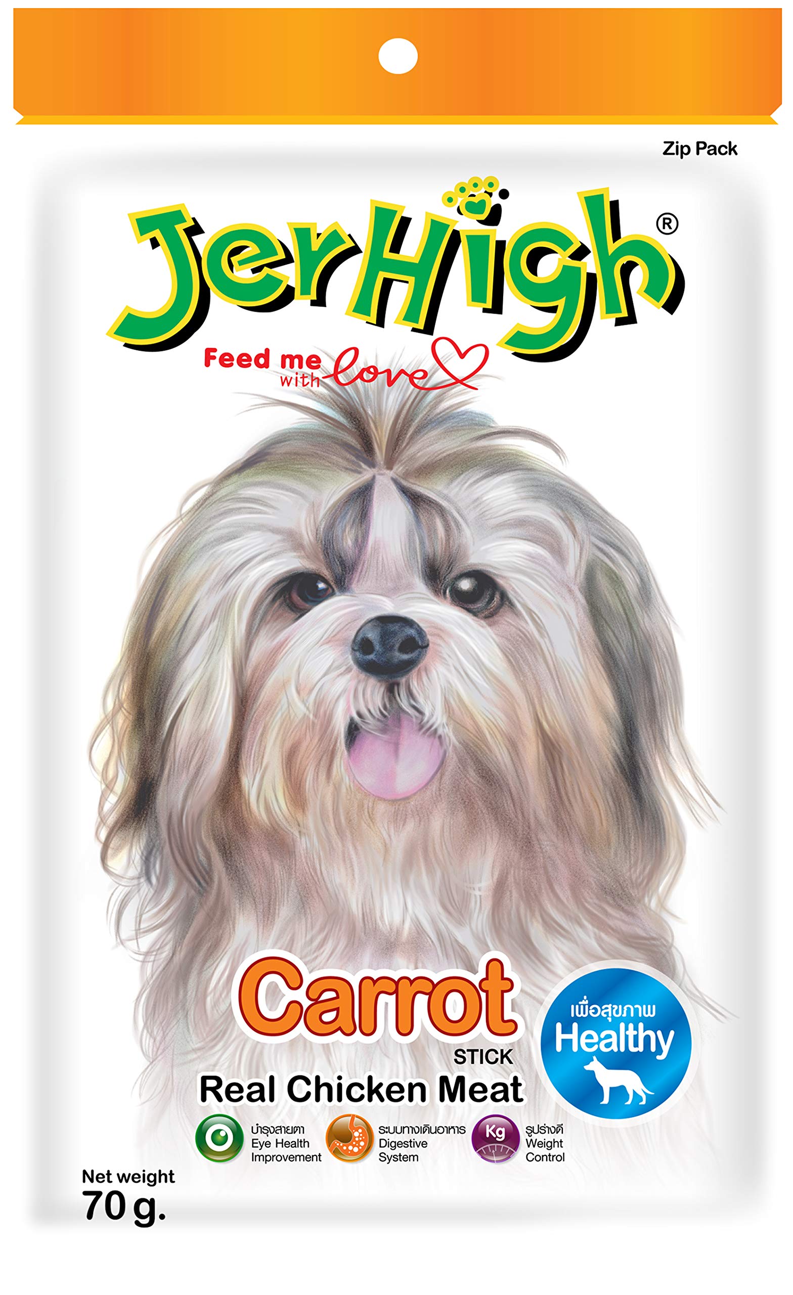 81Otf3DtwNL.716muWbBS5L.jpg Carrot Stick Dog Treats For All Life Stages, 70G, 1 Count - Image 1
