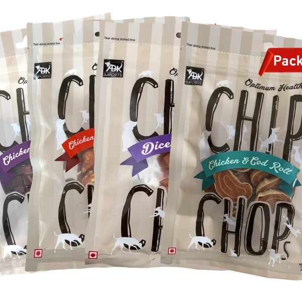 Chip Chops Dog Treats Bundles: Dog Treat Combo Pack, Gift for Dogs (Combo 2)