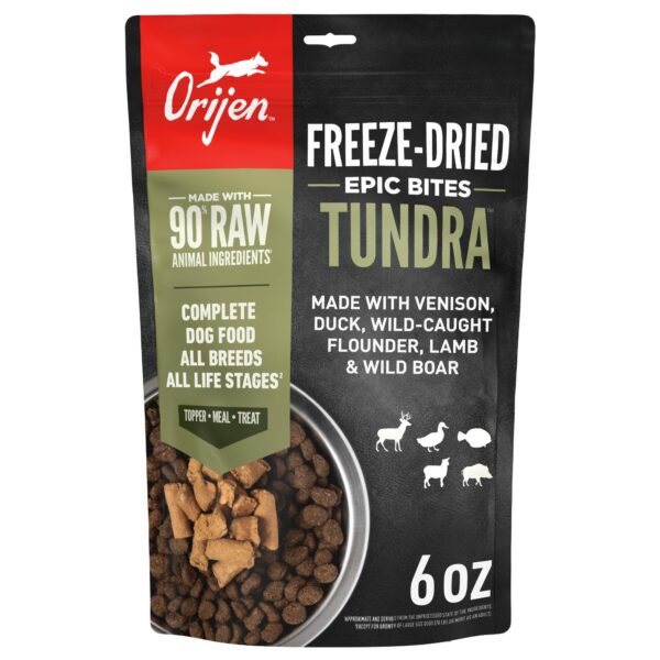 ORIJEN Tundra Freeze-Dried Epic Bites 6 oz