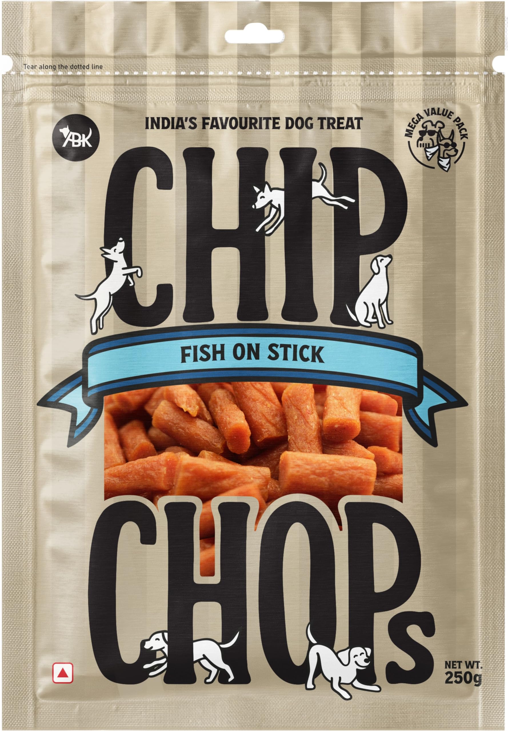 81XUF0DathL.716muWbBS5L.jpg Chip Chops Fish on Stick Dog Treats 250g, High Protein Dog Treats for Training & Reward, Healthy Natural Fish Snacks for Dogs, Easily Digestible Chew Sticks for All Dog Breeds – Pack of 1 - Image 1