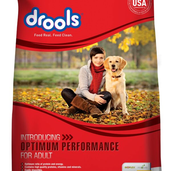 Adult Dry Dog Food Optimum Performance 20kg Pack | Chicken Flavour | Essential Proteins, Vitamins & Minerals | Optimum Ratio of Protein & Energy | Easily Digestible