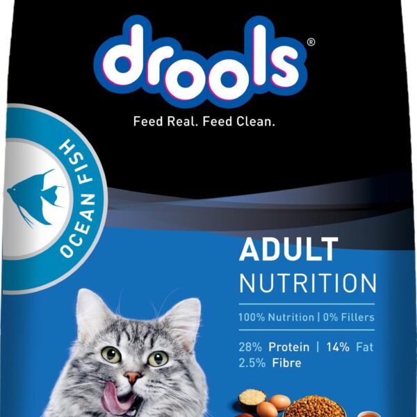 Adult Dry Cat Food 3kg | Ocean Fish | Supports Skin & Fur | Enhances Vision | No Artificial Flavours | Promotes Glossy Coat