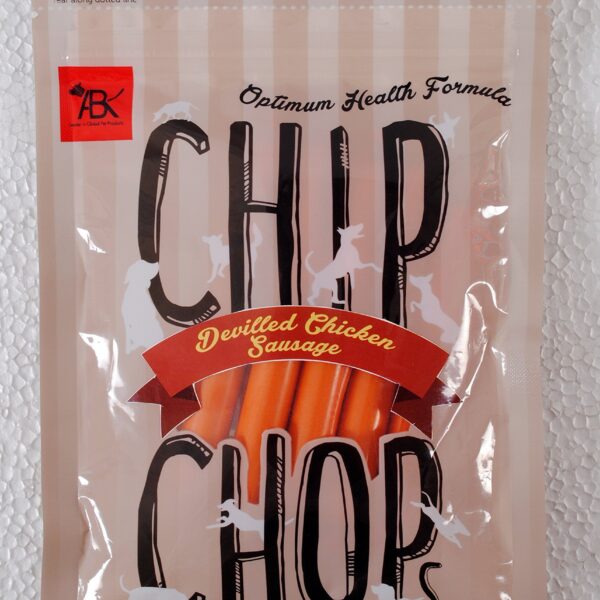 Chip Chops Devilled Chicken Sausages Dog Snacks, 75 G, All Life Stages