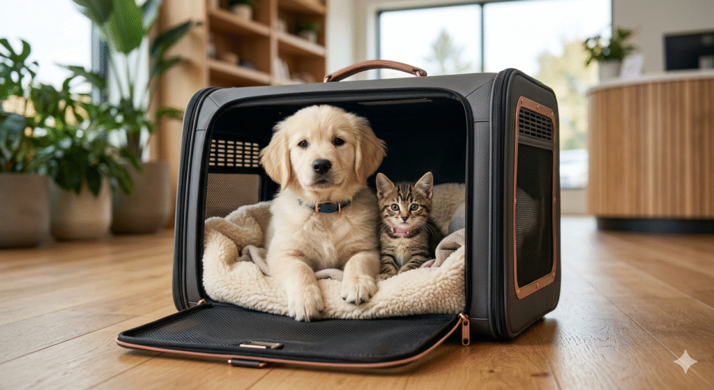 Safe PAN India puppy and kitten delivery service by Shubhdoggolife