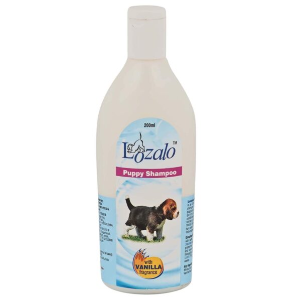 Lozalo Pet Care Puppy Shampoo with Vanilla Fragrance for Dogs (200ml)