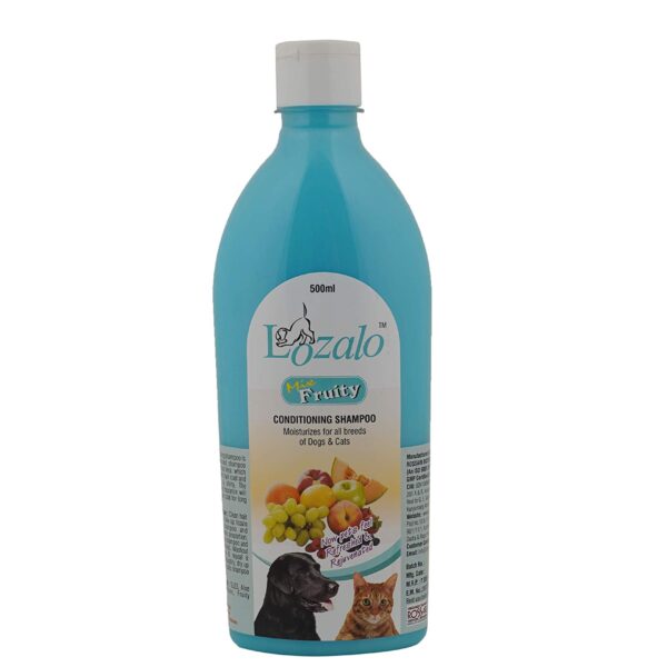 Lozalo Mix Fruity Conditioning Shampoo for Dogs & Cats, 500 ml